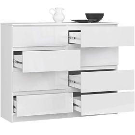 KOMODA K120 8SZ PK BÍLÝ LESK