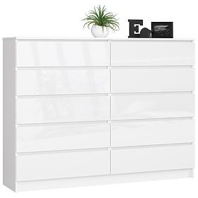 KOMODA K160 10SZ CLP PK BÍLÝ LESK