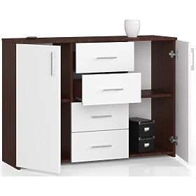 KOMODA K45 PK WENGE / BÍLÁ