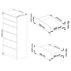 KOMODA K60 6SZ CLP PK BÍLÁ
