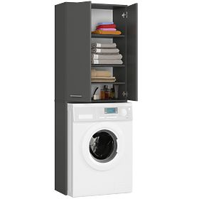 KOUPELNA FIN 180 SLOUPEK PRAČKA PLNÉ 2D - ŠEDÁ