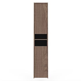 Koupelnová skříňka, vysoký sloupek Pezzo ořech, rýhovaný