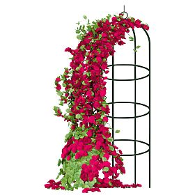 Kovová pergola sloupek tmavě zelená 190 cm