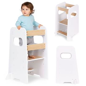 Kuchyňský pomocník kitchen helper Montessori nastavitelná podesta pro dítě ECOTOYS