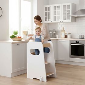 Kuchyňský pomocník kitchen helper Montessori nastavitelná podesta pro dítě ECOTOYS