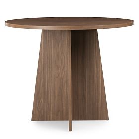 Kulatý jídelní stůl Merlo 100 cm, ořech lincoln