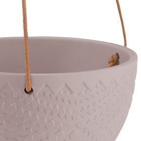 Květináč LOKAI barva cappuccino styl boho do interiéru ameliahome