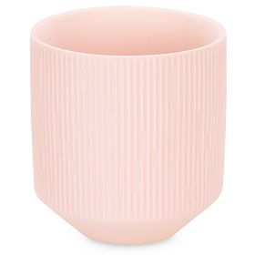 Květináč PASO korálová barva moderní styl pro vnitřní použití ameliahome
