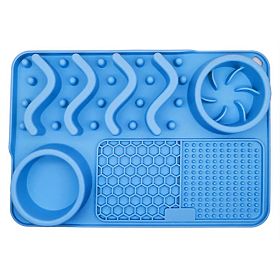 LICK MAT ZPOMALUJÍCÍ JÍDLO MODRÁ