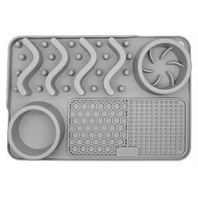 LICK MAT ZPOMALUJÍCÍ JÍDLO ŠEDÁ