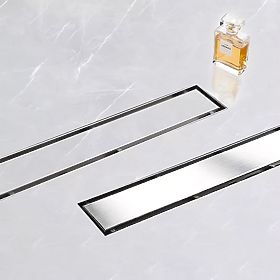 Lineární odtok REA Neox KARTÁČOVANÁ OCEL 50