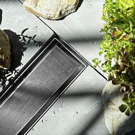 Liniový odtok REA NEOX PRO Kartáčovaná ocel 50