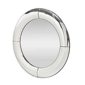 MOON nástěnné zrcadlo, stříbrné (1p=1ks)