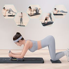 Multifunkční skládací deska na cvičení pilates reformer s LCD displejem expandéry ModernHome, MODERNHOME