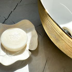 Nadčasové umyvadlo REA STELLA WHITE GOLD BRUSH, Rea