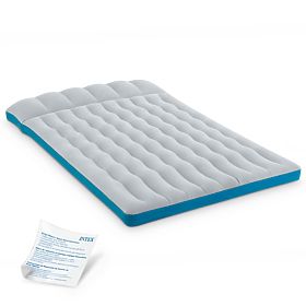 Nafukovací dvoulůžková kempingová matrace 193x127x17 cm postel s opěrkou INTEX 67999, INTEX