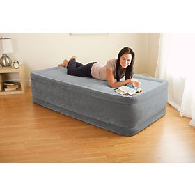 Nafukovací matrace 191x99 cm s pumpou jednolůžková INTEX DELUXE 64412ND, INTEX