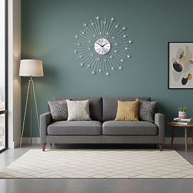 Nástěnné hodiny Cristal Moon - 50 cm