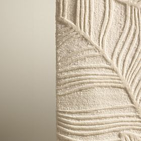 Obdélníkový koberec Mona tuftovaný, vlněný, krémový, listy, Velikost koberců: 160x230