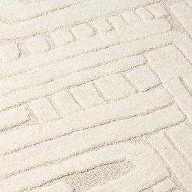Obdélníkový koberec Sophia, tuftovaný, bavlněný, krémový, Velikost koberců: 190x290