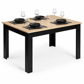 Obdélníkový stůl do kuchyně a jídelny pro 4 osoby 120x80 cm dub sonoma ModernHome