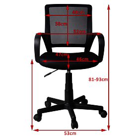 OTOČNÁ ŽIDLE FD-6 BÍLÁ / MODRÁ