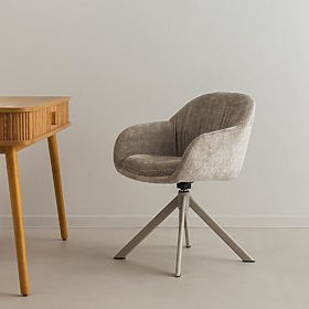 Otočná židle Kairo, béžová