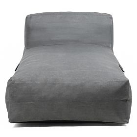Otoman k zahradnímu rohovému setu Vacuum s potahem, šedá