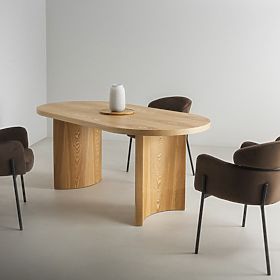 Oválný jídelní stůl Portofino, jasan