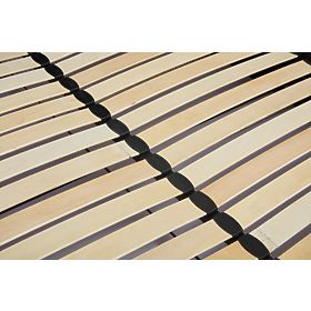 Čalouněná postel s vysokým čelem PALLAZO černá - 160x200 cm