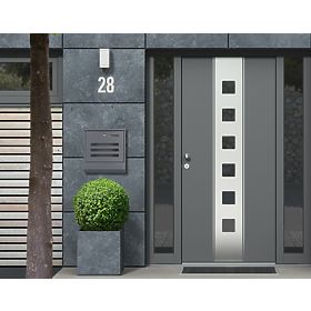 Poštovní schránka na dopisy a noviny z nerezové oceli