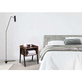 Průmyslová loftová skříňka Skive Rustic starožitný dub