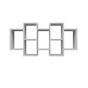 Regál BILBAO 7.0 BÍLÝ