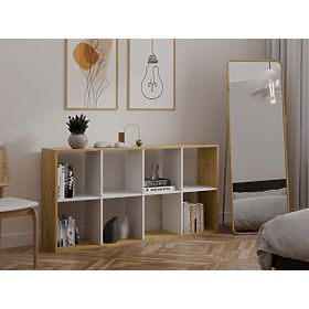 Regál Malax 2X4 DUB ARTISAN BÍLÁ