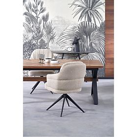 Rozkládací stůl BARON, ořechový / černý (2p=1ks)