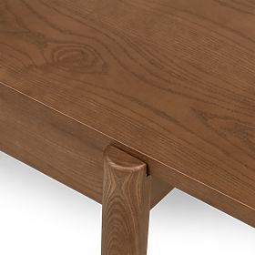 Rozkládací stůl Iselio 160-200 cm, obdélníkový, hnědý