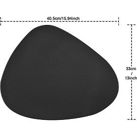 Sada 8 podložek na stůl TRIVAL BLACK