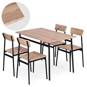 Sada nábytku do jídelny kuchyně stůl + 4 židle MALMO ModernHome