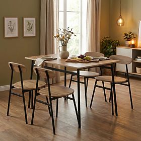 Sada nábytku do jídelny kuchyně stůl + 4 židle OSLO ModernHome