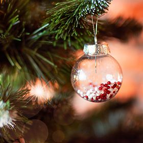 Sada vánočních ozdob Pink/White 115ks