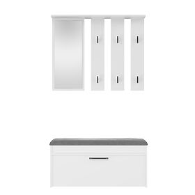 Šatní skříň Parma PARMA BÍLÁ