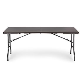 Skládací cateringový zahradní banketový stůl 180 cm ratan ModernHome, MultiGarden