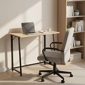 Skládací počítačový stůl 80x45 cm stolek pod notebook loft světlý dub ModernHome, MODERNHOME