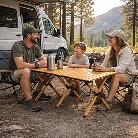 Skládací turistický stůl 120x60 cm kempingový s taškou MultiGarden, MultiGarden