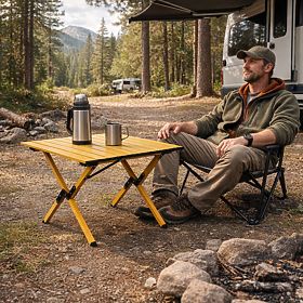 Skládací turistický stůl 60x60 cm kempingový s taškou MultiGarden, MultiGarden