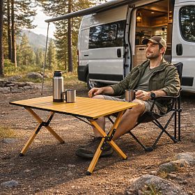 Skládací turistický stůl 90x60 cm kempingový s taškou MultiGarden, MultiGarden