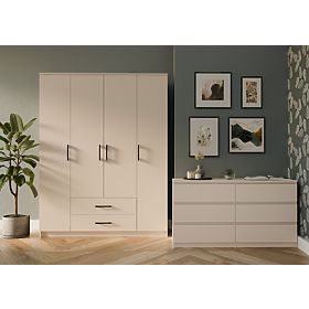 Skříň Romana 160X205 KAŠMÍR BÉŽOVÁ