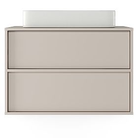 Skříňka pod umyvadlo na desku Mossy, 80 cm, kašmír