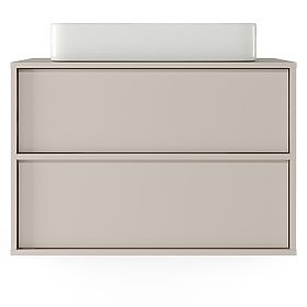 Skříňka pod umyvadlo na desku Mossy, 80 cm, kašmír