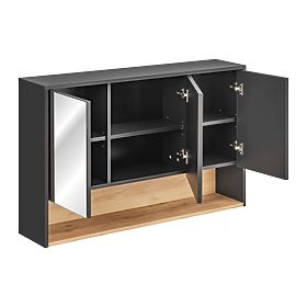 Skříňka se zrcadlem 120cm 3 dveře